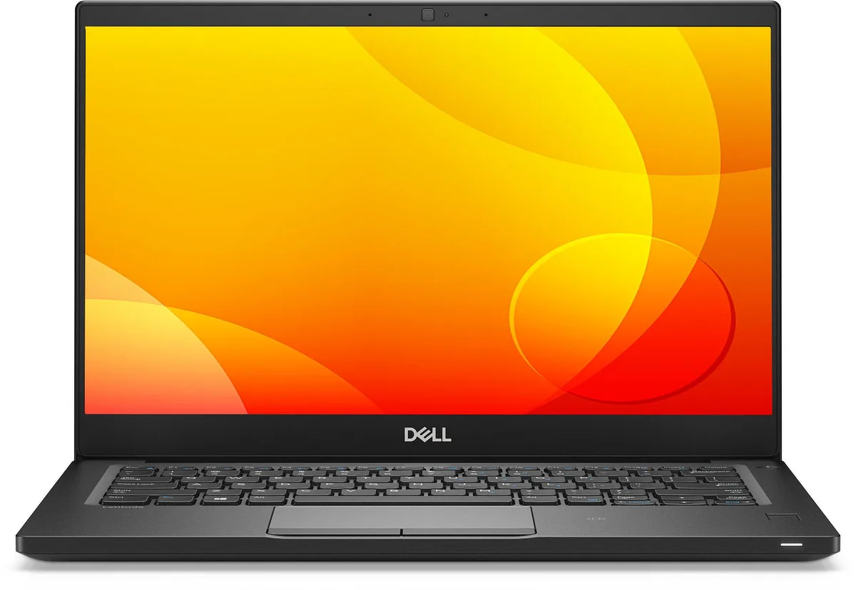 Black Dell Latitude 7390 13.3 inch laptop closed lid