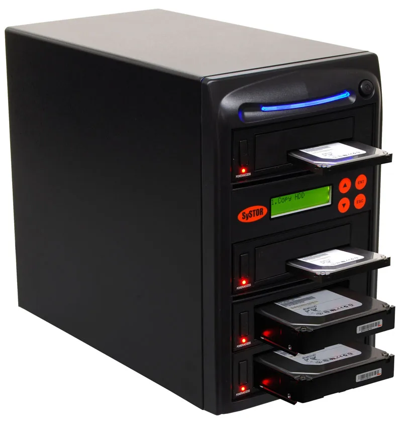 Systor Systor 1:3 SATA Duplicator &amp; Sanitizer 9GB/min 150MB/s 128MB 250W SYS203HS-DP — produktfoto