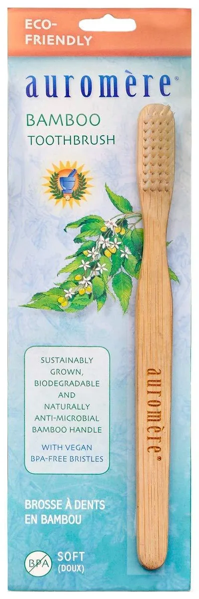  Waterpik Auromere Bamboo Toothbrush Soft White ATB-1 — product photo