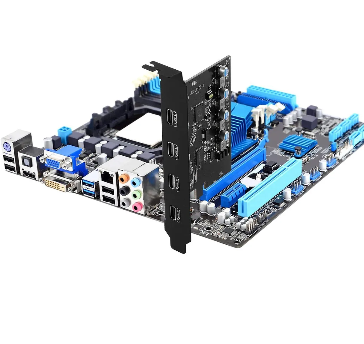 ESTONE ESTONE PCIE24C PCIe to USB 3.2 4-Port Type-C Expansion Card — zdjęcie produktu