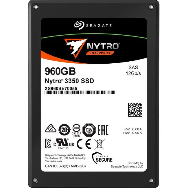 Seagate Seagate Nytro 3350 960 GB enterprise SSD SAS 12Gb/s XS960SE70055 — photo du produit