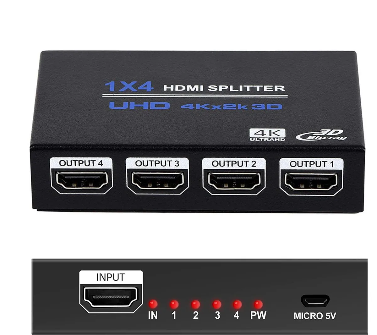 Jansicotek Jansicotek OZF4 1x4 HDMI Splitter 4K 30Hz — ürün fotoğrafı