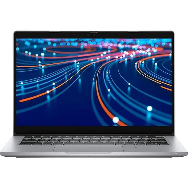 Silver Dell Latitude 5320 13.3 inch laptop closed view