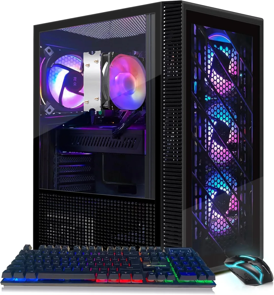 STGAubron STGAubron Gaming PC Ryzen 5 5500 RX 580 16GB 512GB — produktfoto