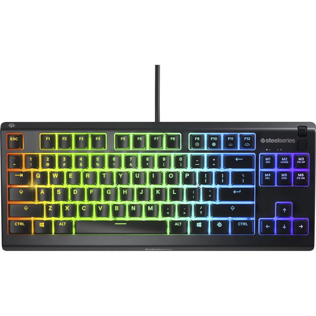 SteelSeries SteelSeries Apex 3 TKL 8-Zone RGB IP32 Gaming Keyboard 64831 — preces foto