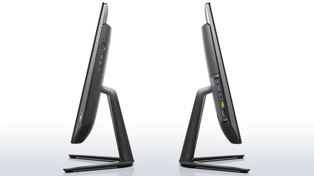 Black 21.5 inch all-in-one desktop with touchscreen display