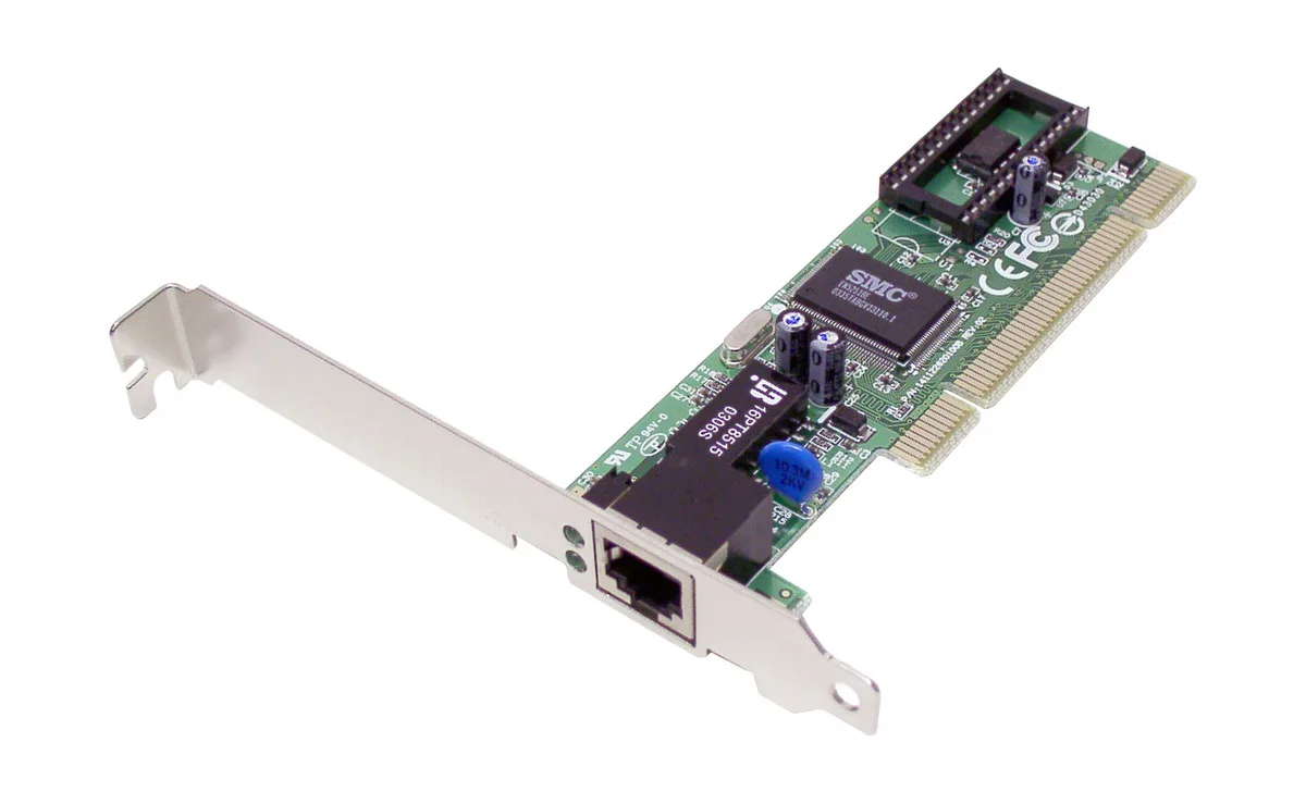 SMC SMC SMC1244TX 32-bit PCI 2.2 Fast Ethernet network card — ภาพสินค้า