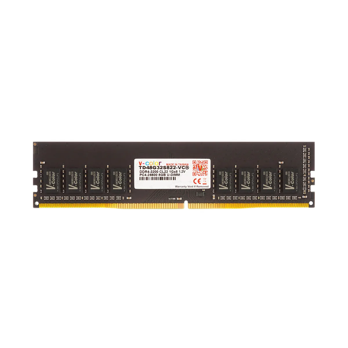 V-color V-color TD48G32S822-VC 8GB DDR4 3200MHz CL22 desktop RAM — photo du produit