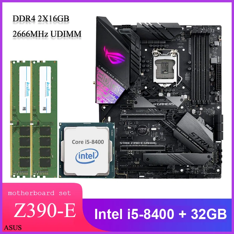 Two black DDR4 UDIMM sticks side by side