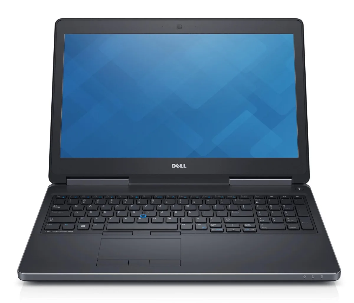 Silver Dell Precision 7510 15.6 inch laptop closed view