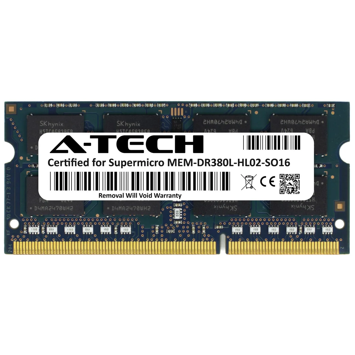 A-Tech A-Tech 8GB DDR3L 1600 CL11 1.35V SODIMM laptop RAM — 商品写真
