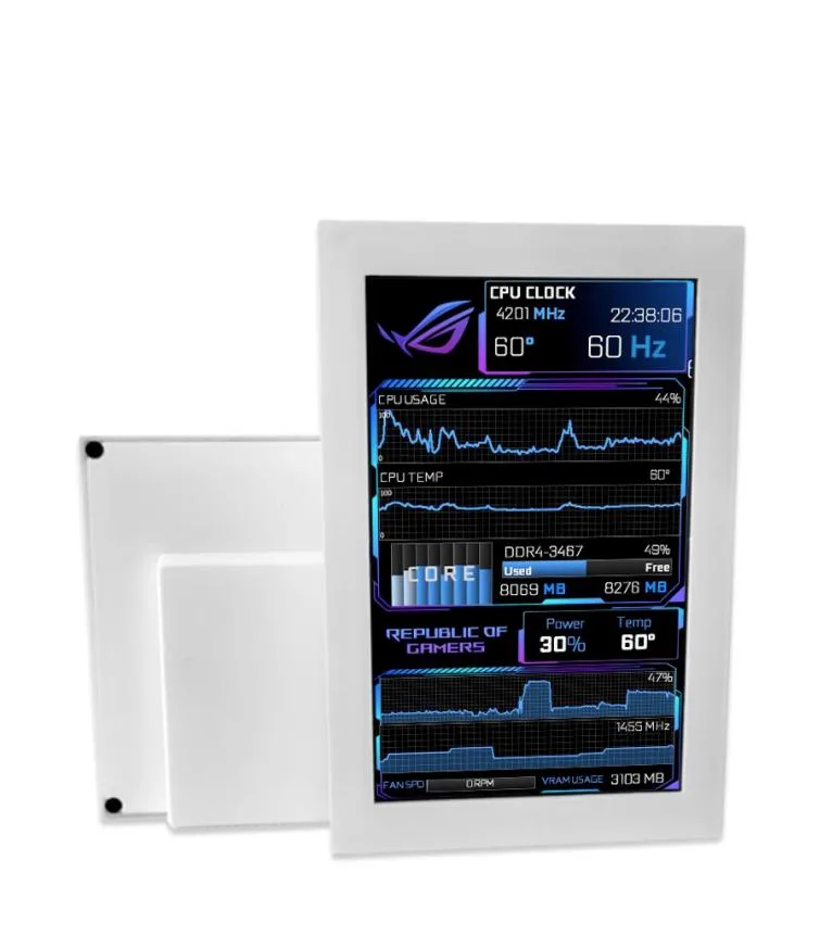 Corn Electronics Corn Electronics 5" 800x480 IPS 60Hz 45% sRGB Micro USB Monitor — Produktfoto