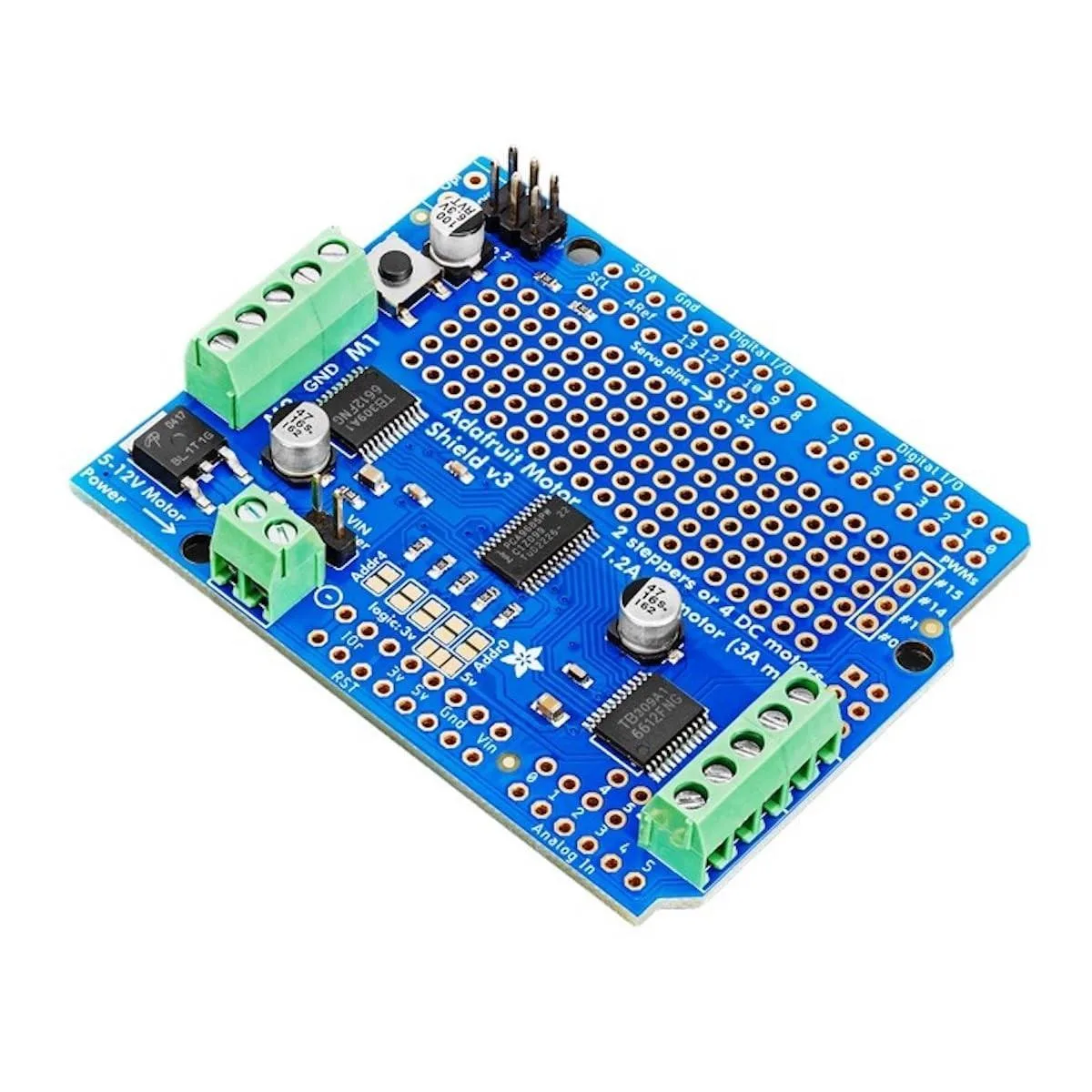Adafruit Adafruit Motor Stepper Servo Shield v2.3 Kit for Arduino — product photo