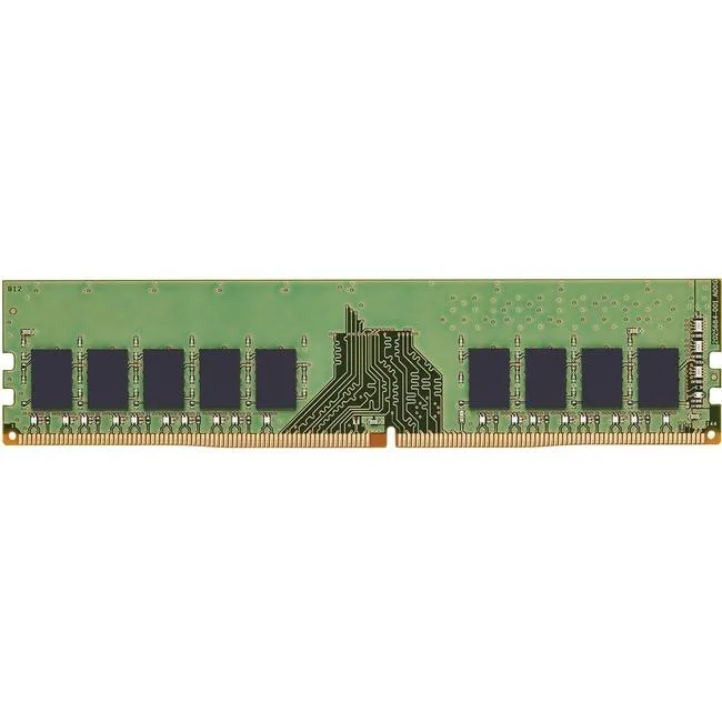 Green circuit board DDR4 memory module, 288 gold pins, no heat spreader