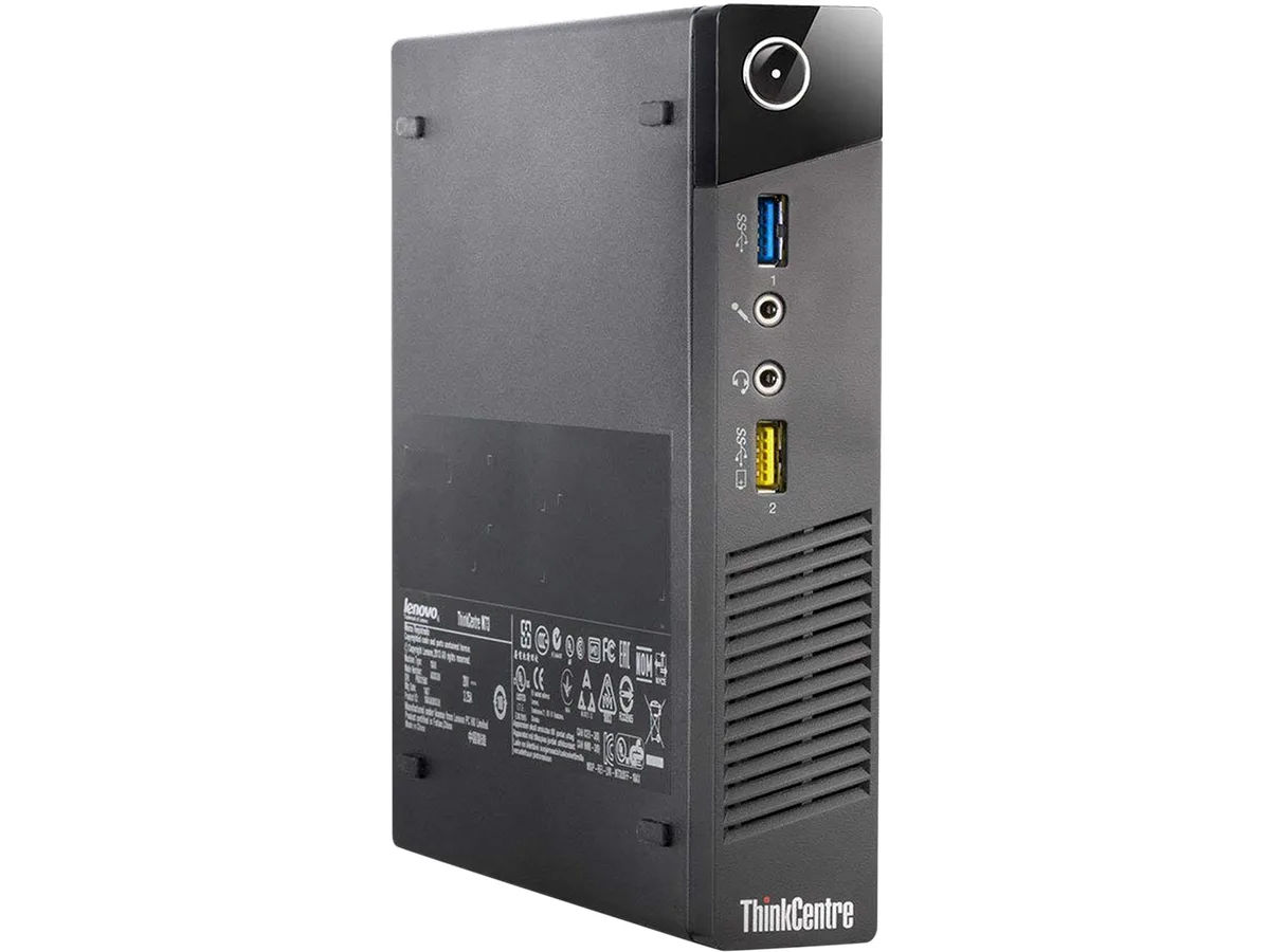 Lenovo Lenovo ThinkCentre M73 Tiny 18VFLEDT0324 i5-4570T 16GB 240GB SSD desktop PC — product photo