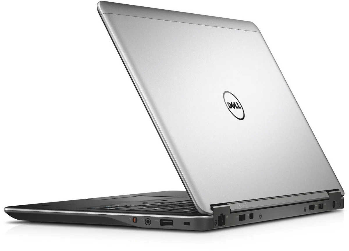 Silver Dell Latitude E7440 laptop, 14 inch non-touch screen, closed lid
