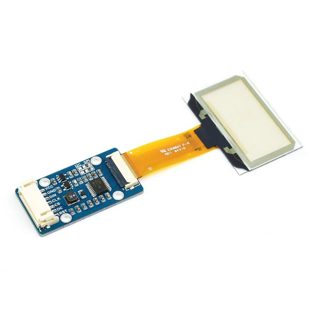 LORDWORLD LORDWORLD 1.51inch Transparent OLED Development Board Light Blue 128x64 — foto produk
