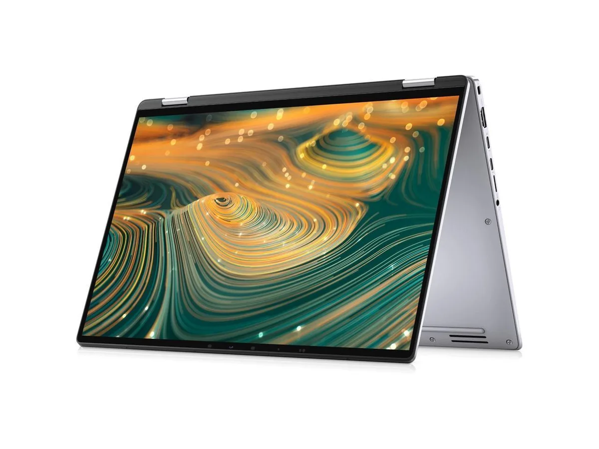 Titan Gray 14 inch convertible laptop with touchscreen display, thin bezels and compact keyboard