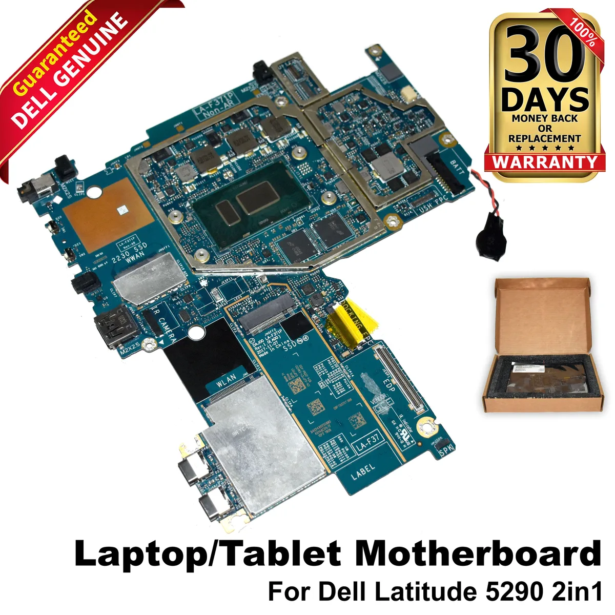 DELL DELL Latitude 5290 2-in-1 Motherboard JP7C1 i5-8350U 1.7GHz 8GB LPDDR3 laptop replacement part — product photo