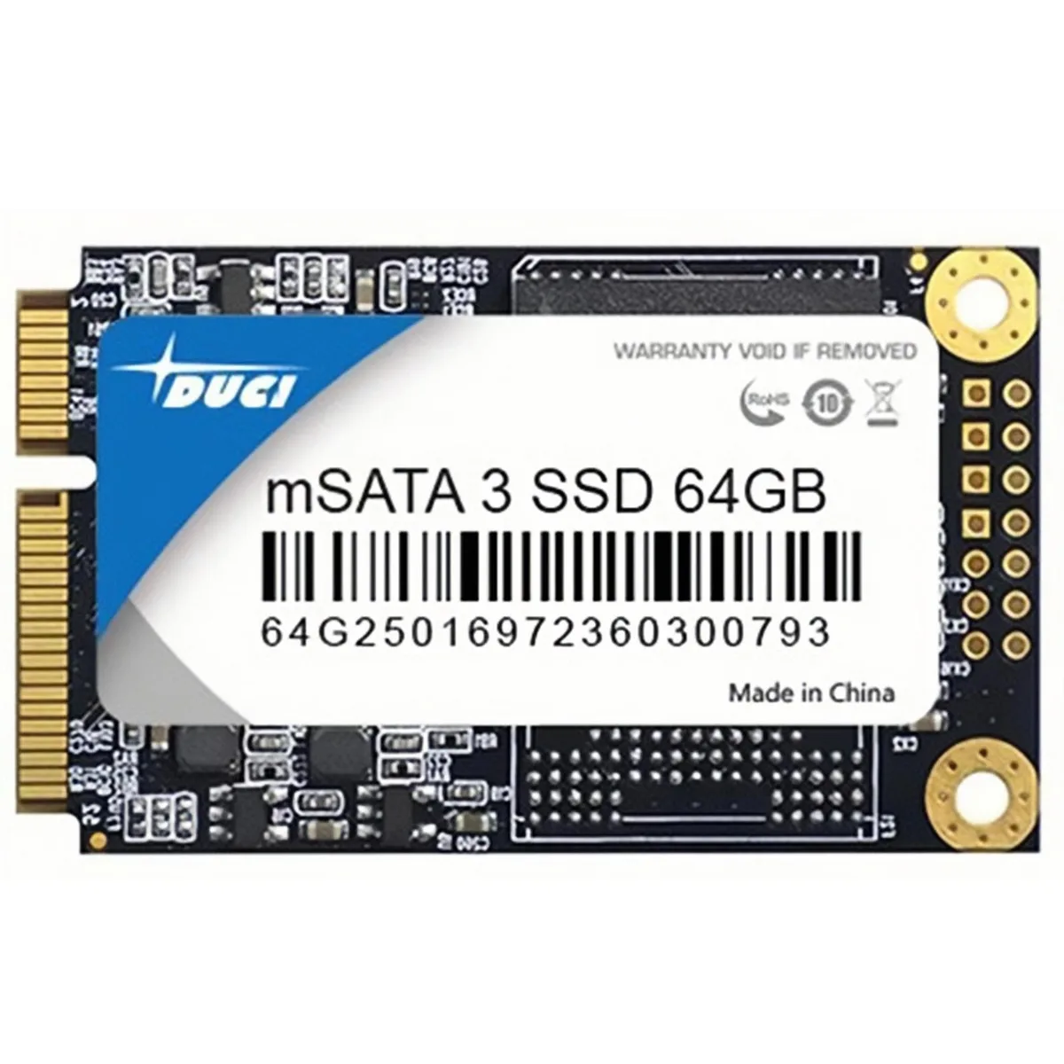 DUCI DUCI mSATA 64GB internal SSD Black — product photo