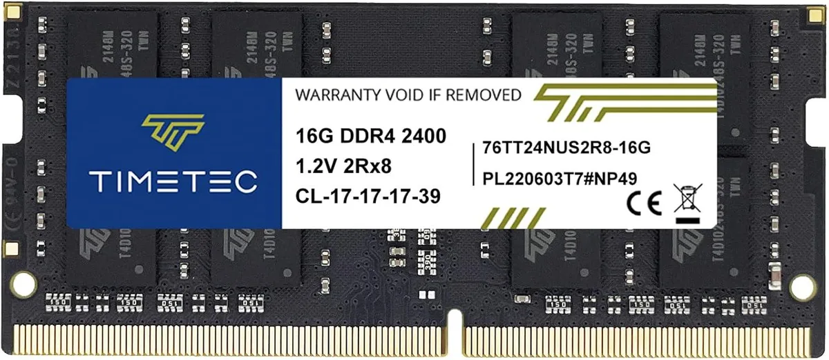 Timetec Timetec 16GB DDR4 2400MHz CL17 1.2V 260-Pin SODIMM Laptop RAM — foto produk