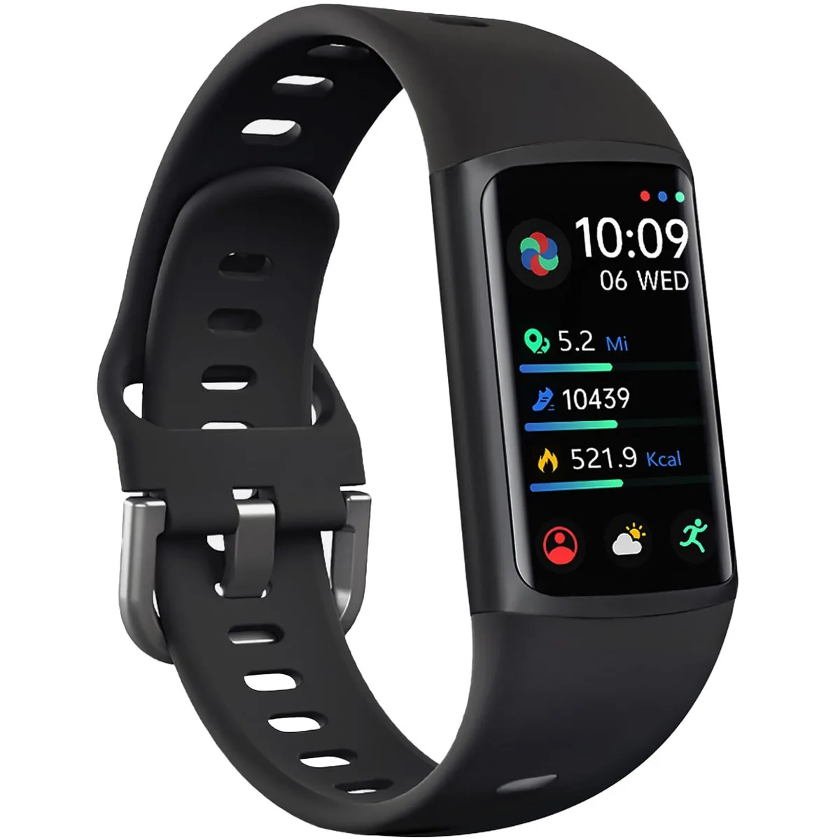  FITVII FINO 2 Fitness Tracker 1.4" Black — صورة المنتج