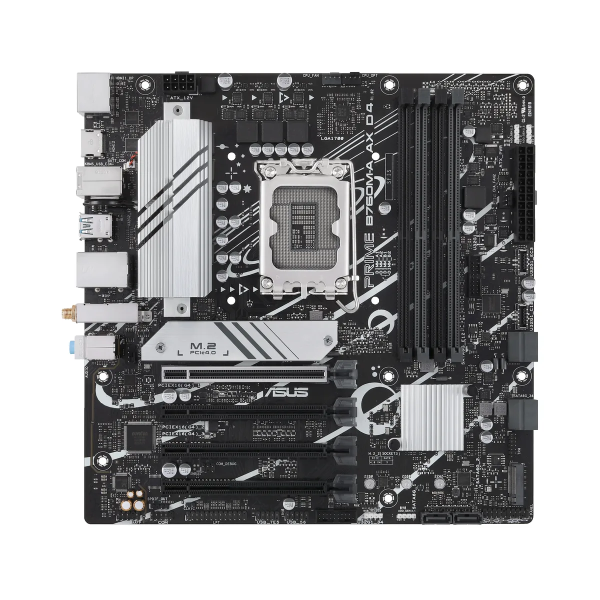 ASUS ASUS PRIME B760M-A AX D4 Intel motherboard — photo du produit