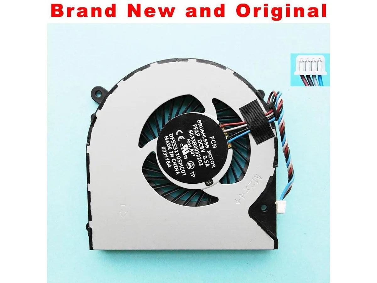 New original CPU cooling fan for Toshiba Satellite L50 and L55 laptops