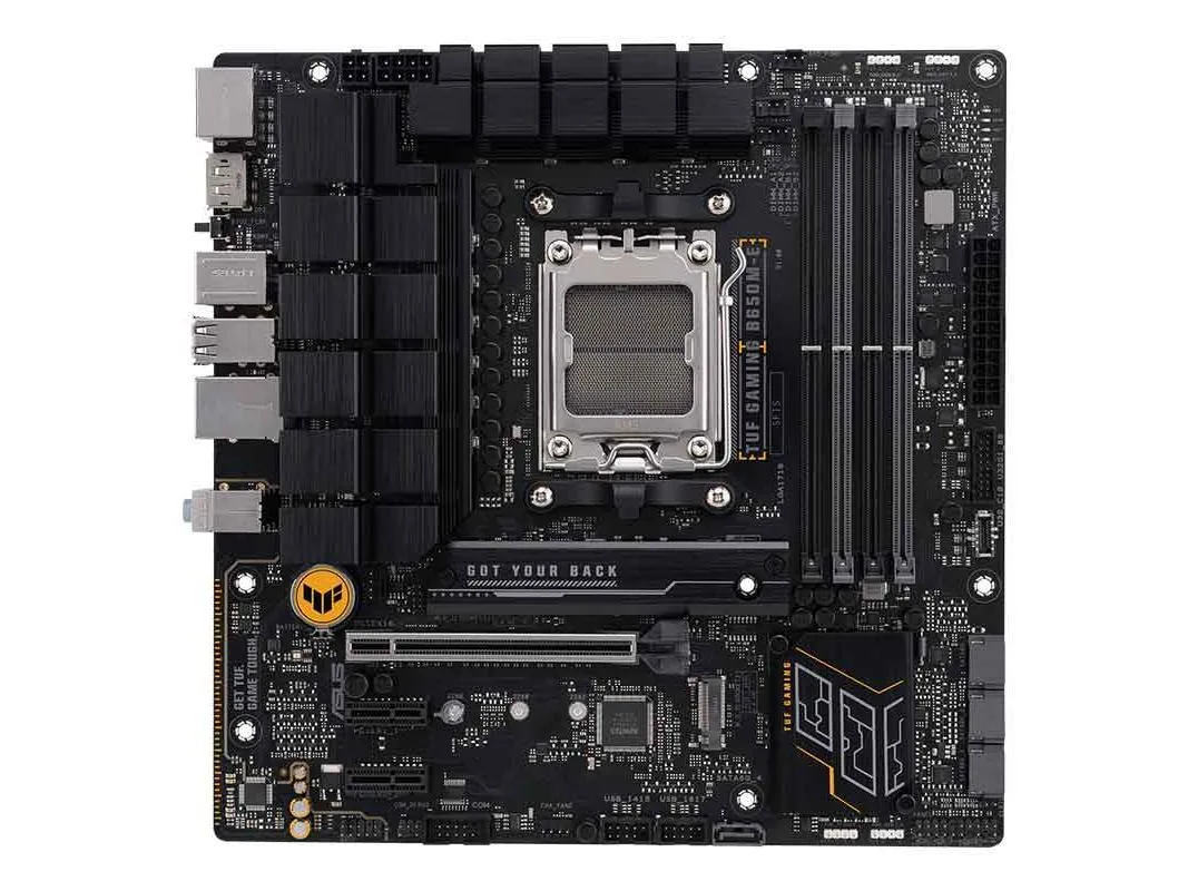 ASUS TUF Gaming B650M-E Micro ATX motherboard dark finish