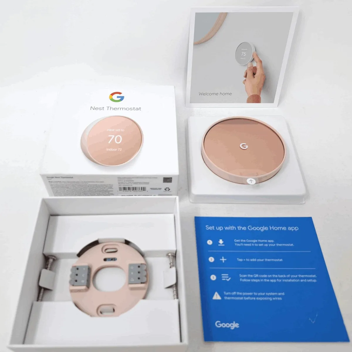 Nest Nest GA02082-US Smart Thermostat Sand — foto del prodotto