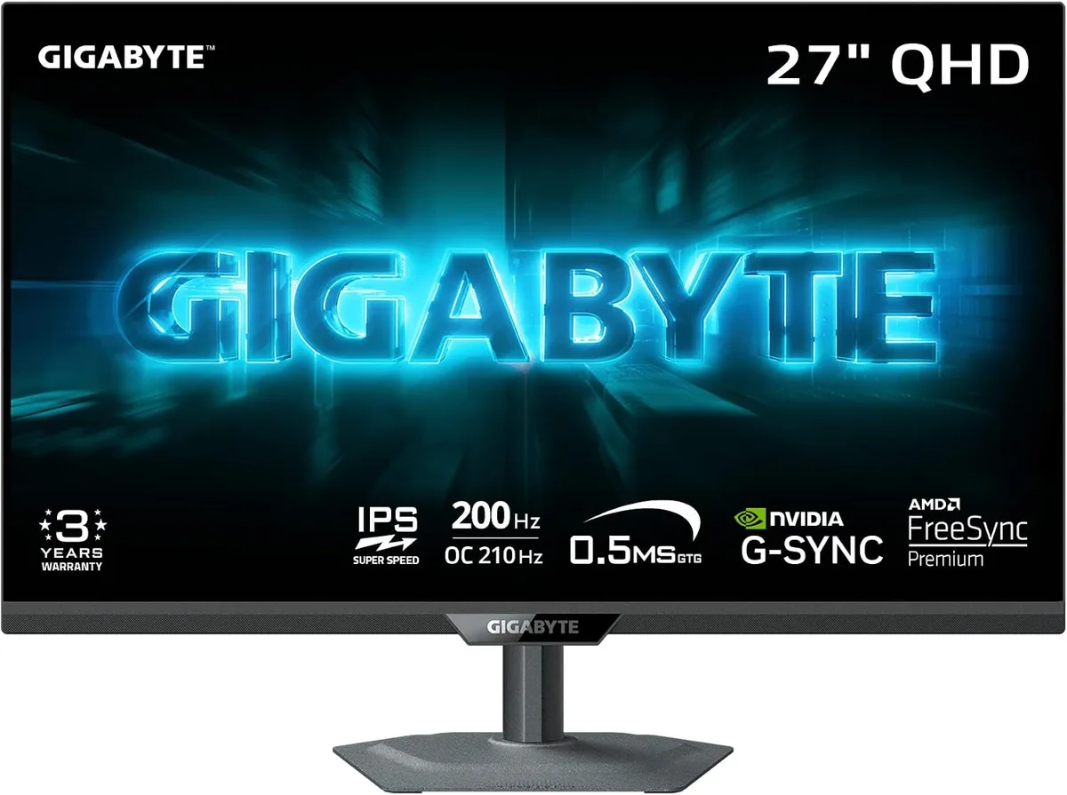 GIGABYTE GIGABYTE G27Q20 27" QHD 200 Hz gaming monitor — product photo