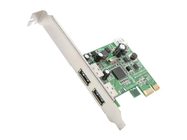 Syba Syba SY-PEX20045 USB 3.0 2-port PCI Express expansion card — foto del producto