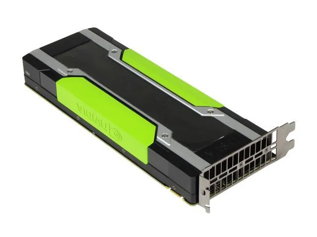 Dual-GPU PCIe accelerator card with passive heatsink and gold edge connector