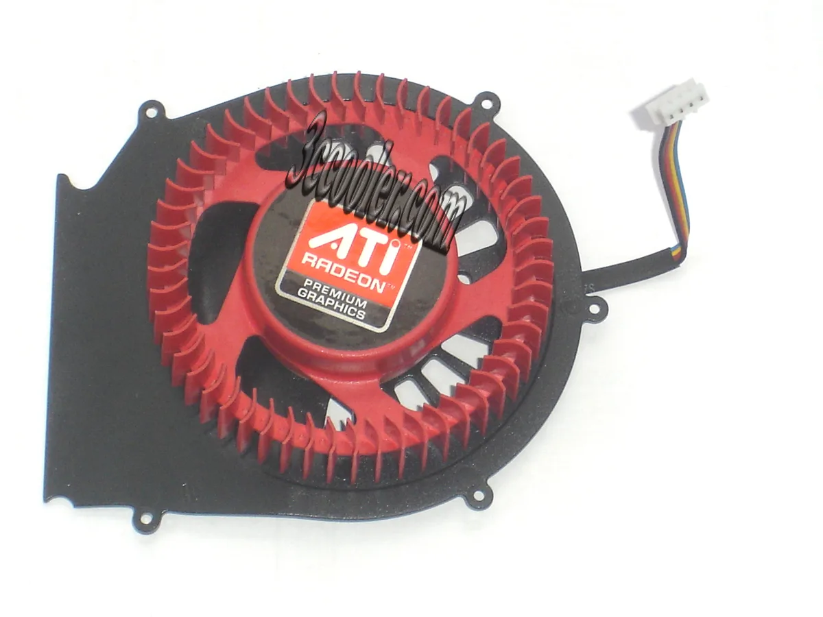 Black 92mm fan with black bracket and five mounting holes