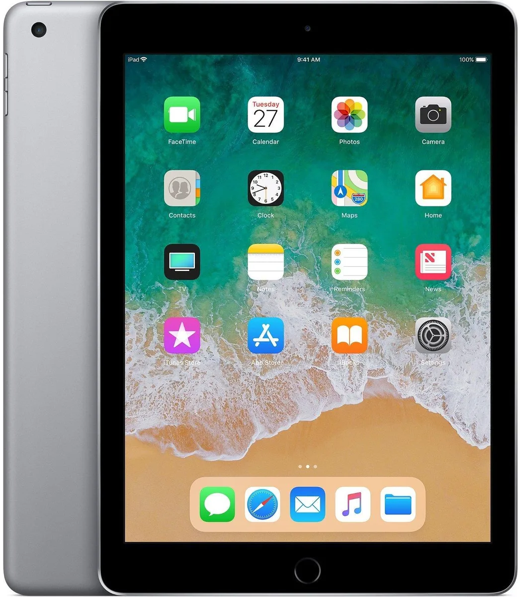 Apple Apple iPad 9.7" 128GB Wi-Fi Only Space Gray — 商品写真