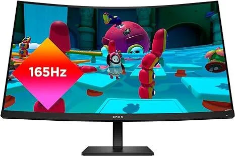 HP OMEN 32c 31.5 inch curved gaming monitor dark finish