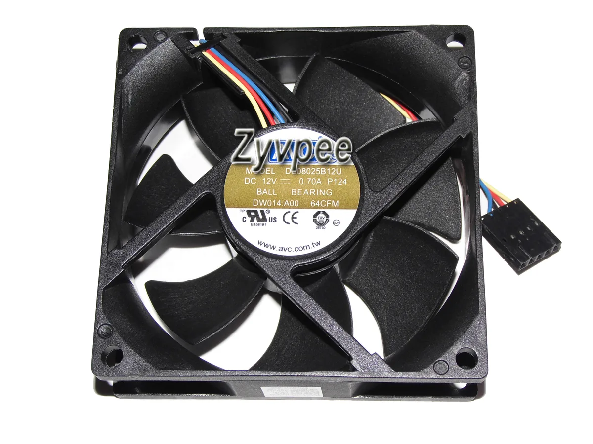 Zyvpee Zyvpee DS08025B12U 80mm 4-pin case fan — product photo