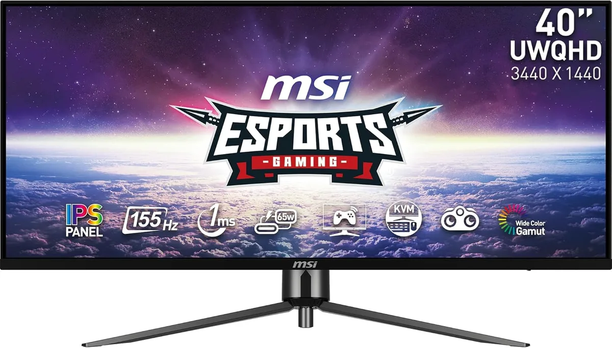 MSI MSI MAG401QR 40" 21:9 UWQHD 155Hz IPS gaming monitor — product photo