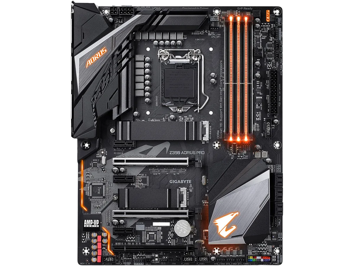 GIGABYTE GIGABYTE Z390 AORUS PRO Intel motherboard ATX LGA1151 DDR4 — photo du produit