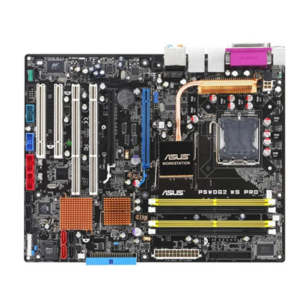 ASUS P5WDG2 WS PRO ATX motherboard LGA 775 Intel 975X DDR2 8GB