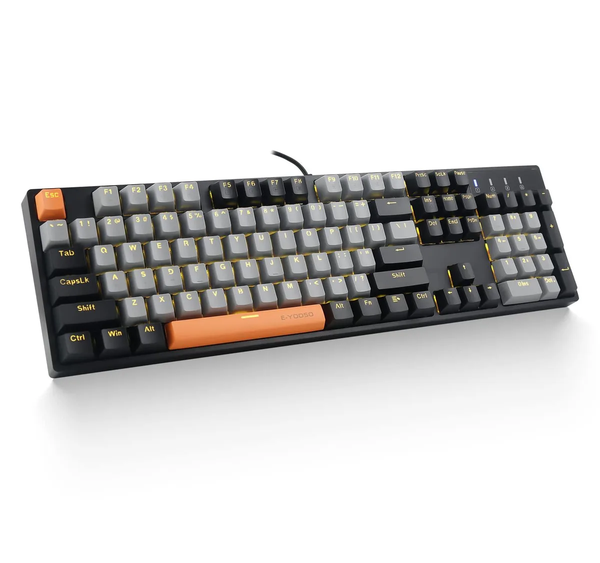Philips Z-14 Wired Mechanical Gaming Keyboard 104 Key Red Switch Hot Swappable Black — 商品写真