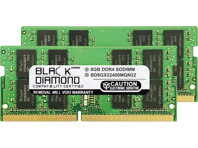Black Diamond Memory Black Diamond Memory BD8GX22400MQN22 16GB (2 x 8GB) DDR4 2400 laptop RAM — product photo