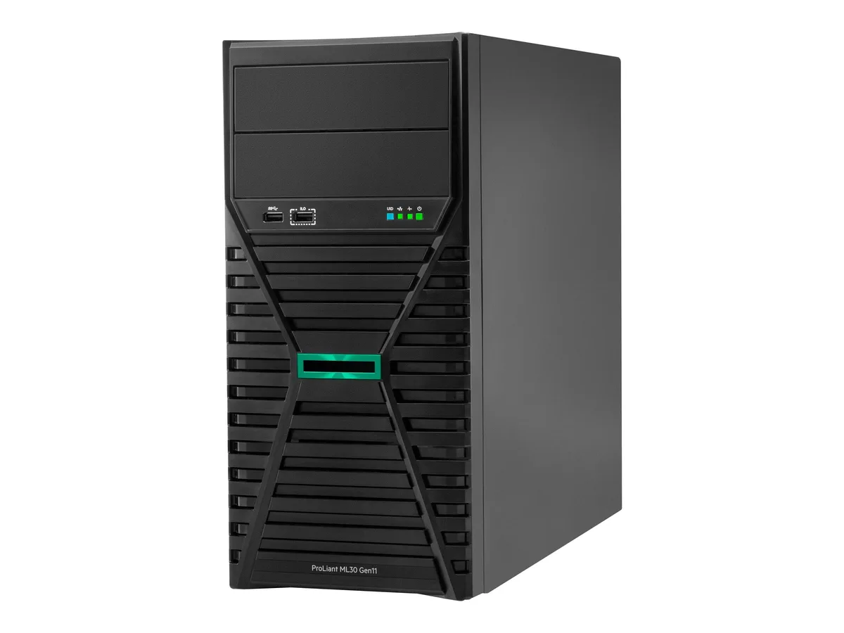 HPE HPE ProLiant ML30 Gen11 Xeon E-2434 32GB DDR5 2x960GB SSD 2x500W P72995-005 — photo du produit