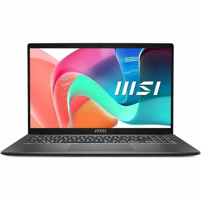 Silver 15.6 inch laptop with non-touch 1920 x 1080 screen, HDMI port and webcam