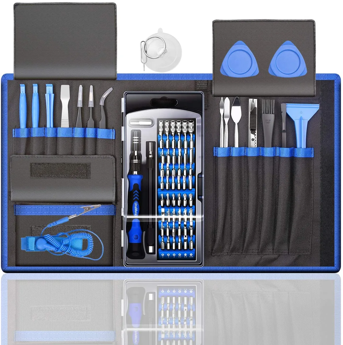  UnaMela 8541533073 80-in-1 Repair Tool Kit 56 Bits 24 Tools — Produktfoto