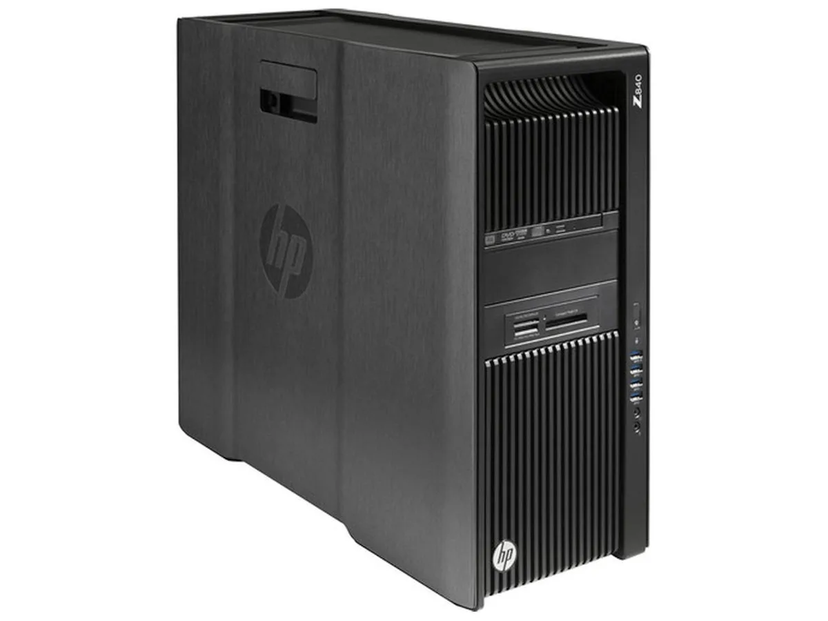 HP Z840 tower workstation in black finish