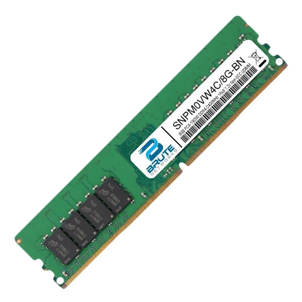 Brute Networks Brute Networks Dell Compatible 8GB DDR4-2400 1Rx8 Non-ECC UDIMM — product photo