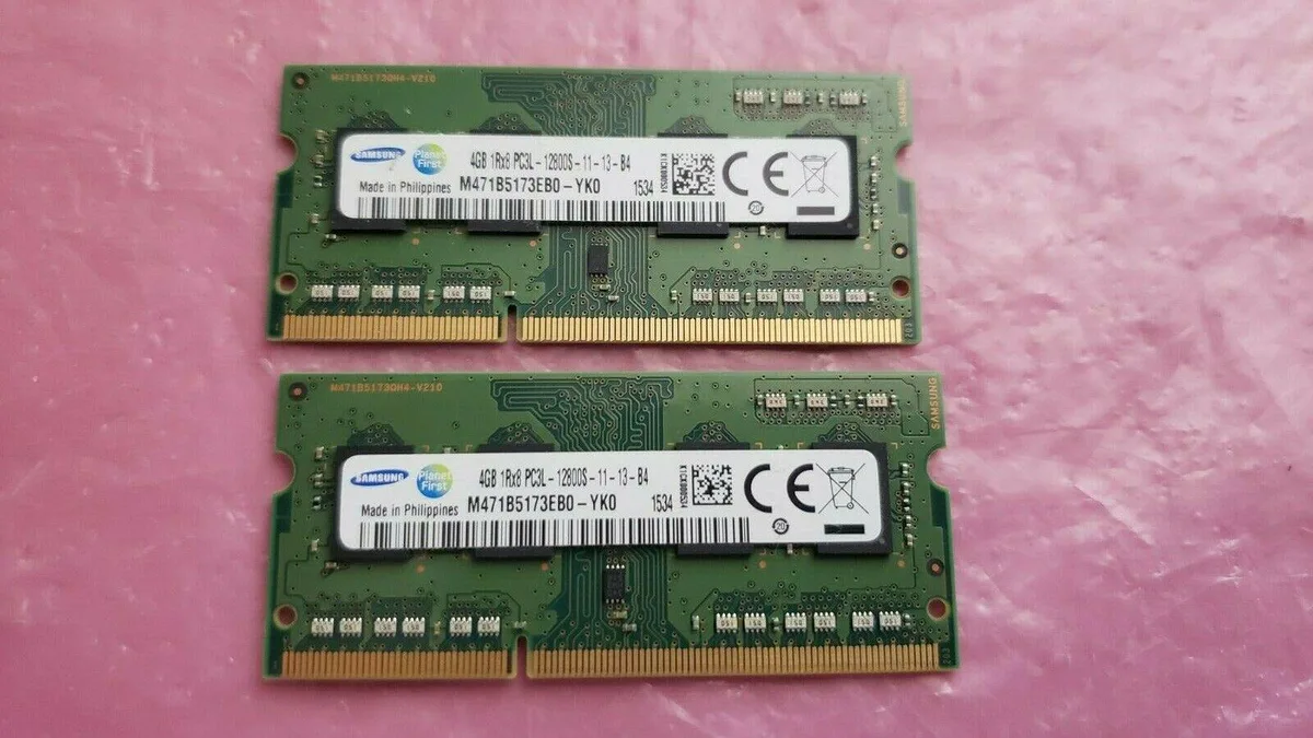SAMSUNG SAMSUNG 8GB (2x4GB) DDR3L 1600MHz PC3L-12800 Desktop RAM — photo du produit