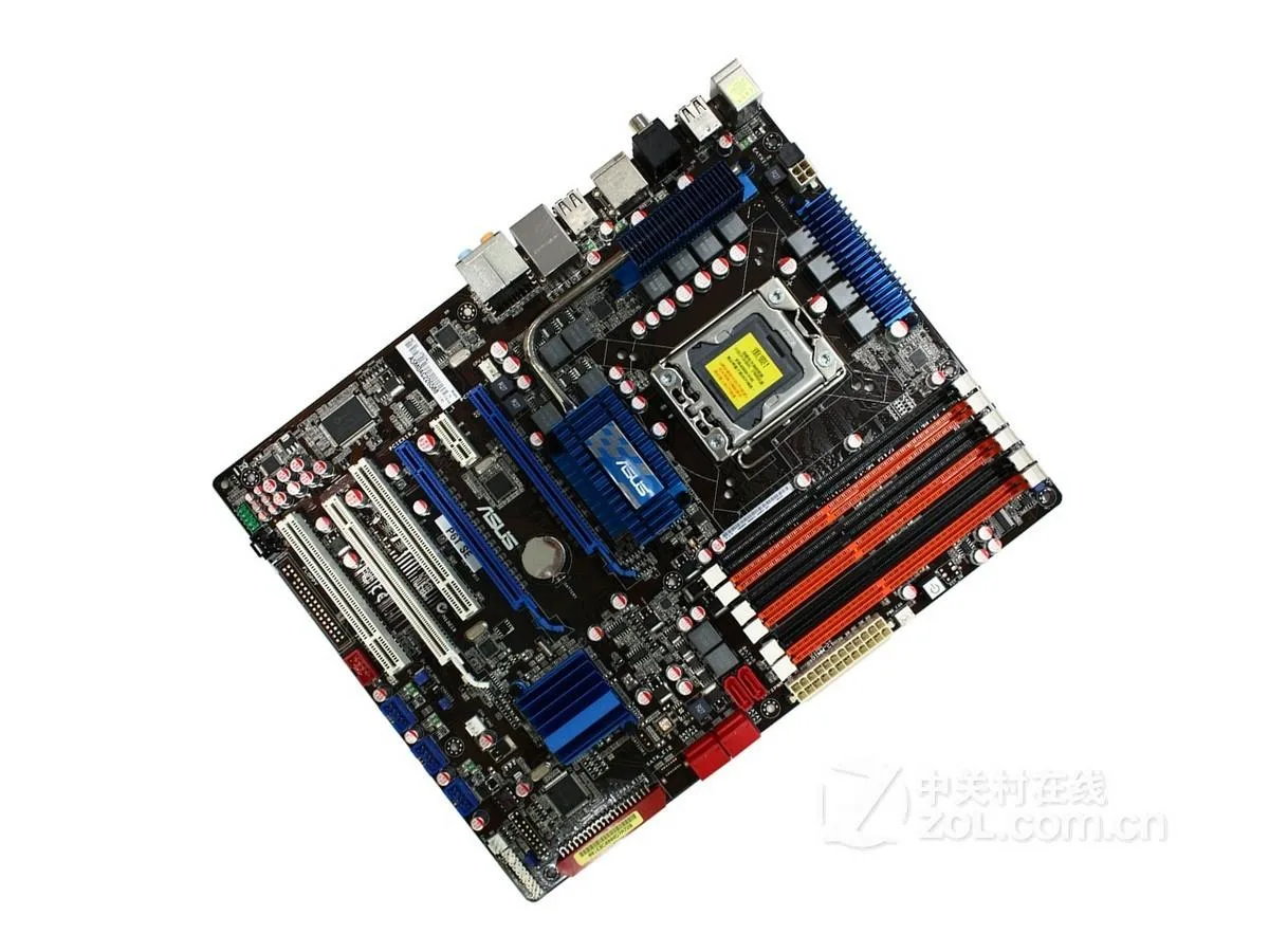 ASUS ASUS P6T SE LGA 1366 X58 DDR3 24GB ATX Intel motherboard — photo du produit