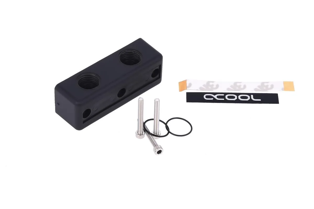 Alphacool Alphacool Eisblock GPX Acetal Terminal Block Black 12928 — toote foto